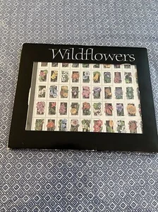 Wildflowers - Stamp Book: A Collection of U.S. Stamps with sealed sheet 1991 - Picture 1 of 5