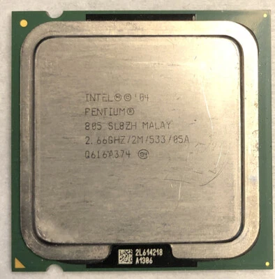 Intel Pentium 805 2.66GHz/2M/533/05A SL8ZH Processor - Image 1 of 2