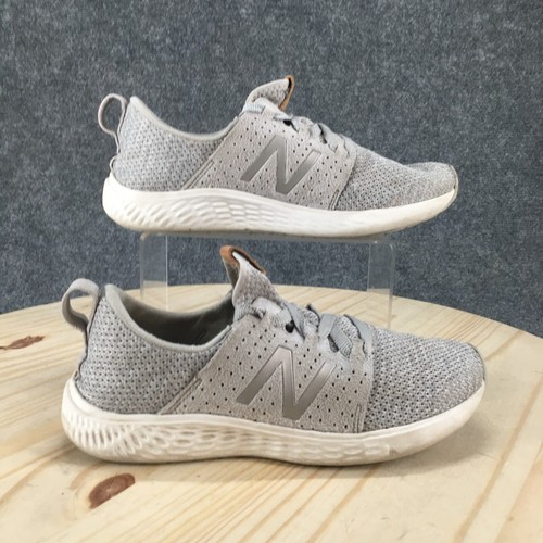 Scarpe New Balance donna 8 Fresh Foam sneaker sportive da corsa grigie stringate WSPTLG1