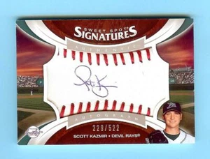 2006 UPPER DECK SWEET SPOT SIGNATURES SCOTT KAZMIR AUTO AUTOGRAPH #229/522 - Picture 1 of 1