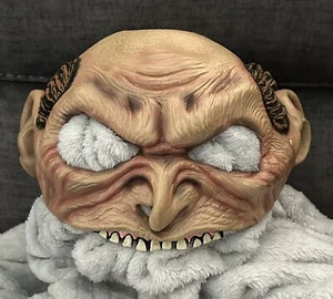 Scary Old Man Troll Bad Teeth Rubber Halloween Costume Half Mask 2001 Disguise - Picture 1 of 4