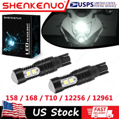 Bombilla LED de estacionamiento blanca para Honda Goldwing 1500 GL1500 1988-2000 2X 158 168 Foto 1 de 4