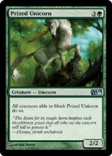 PRIZED UNICORN X4 4 4X Magic 2010 MTG Magic the Gathering Cards DJMagic