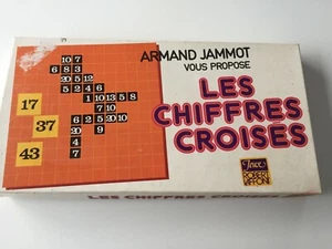 Jeu societe Chiffres croisés Armand JAMMOT COMPLET Robert LAFFONT - Imagen 1 de 7