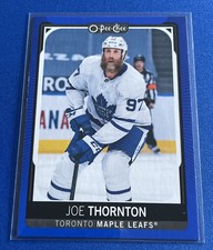 2021-22 O-Pee-Chee - Blue Border #290 Joe Thornton Toronto Maple Leafs