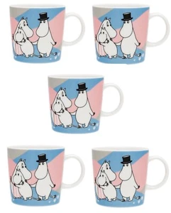 ARABIA Moomin Home at Last Mug 0.3L Home at Last set of 5 Japan Limited 2025 New - Picture 1 of 7