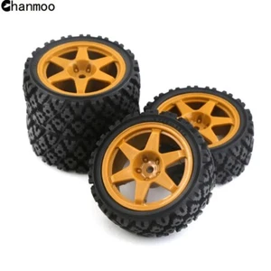 Rc car Rally car 1/10 wheels and tyres 12mm hex for Tamiya, Subaru Impreza - Picture 1 of 8