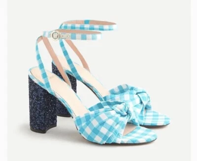 Sandalia Stella Anudada Guinga Colección Mujer J.Crew con Tacón Brillo Talla 8 Foto 1 de 4