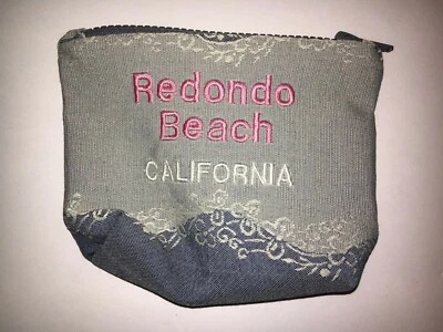 刺绣化妆/比基尼包拉链袋 Redondo Beach California CA #20 — 第 1/2 张图片