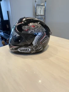 Casco de motocicleta Shoei X-spirit Ryuichi kiyonari réplica negro - Imagen 1 de 4