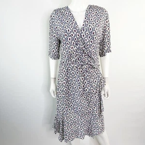 Isabel Marant ARODIE Ruched Silk Dress Size 44 US 12 Short Sleeve V-Neck Casual - Picture 1 of 17