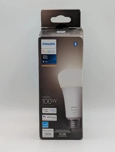 Philips Hue 100W (1600 Lumen) E26 A21 Smart LED Light Bulb Soft White 557801 - Picture 1 of 4