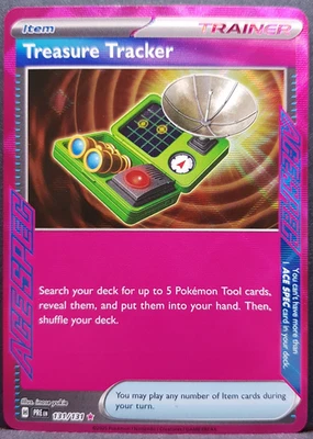 Treasure Track 131/131 Prismatic Evolutions ACE SPEC Pokémon Pokemon Card ENG NM - Bild 1 von 2