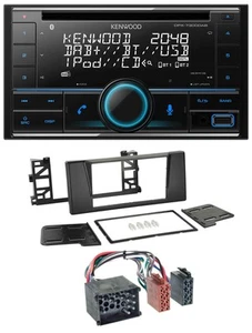 Kenwood CD 2DIN DAB USB MP3 Bluetooth Autoradio für BMW 5er (E39) X5 Rundpin - Bild 1 von 7
