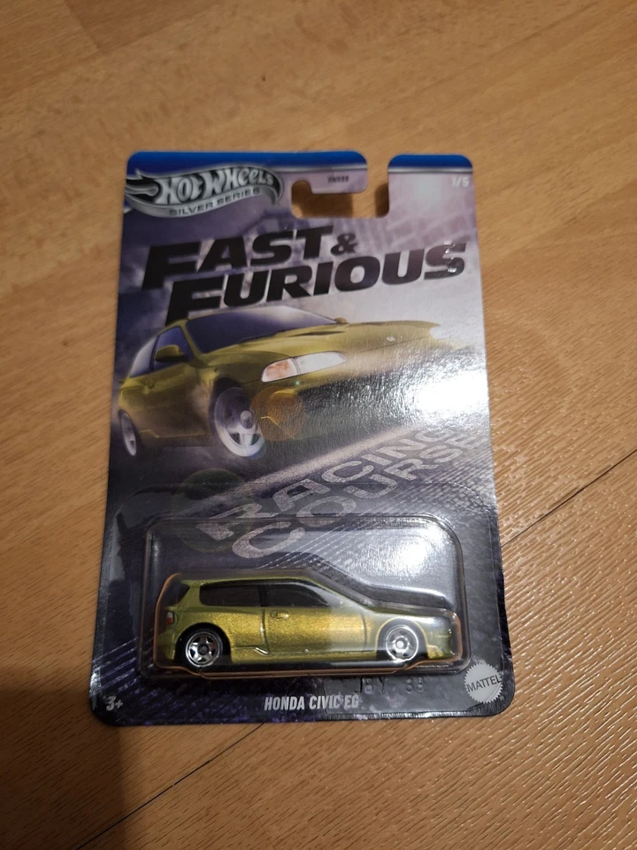 Hot Wheels Honda Civic EG Fast Furious 1/5 1:64 Modellauto Racing Course JDM OVP - Bild 1 von 1