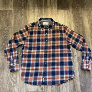 Flag & Anthem Flannel Men’s Size Large 100% Cotton Preppy Button Up Y2K - Picture 1 of 10