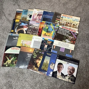 24 Random Used Record Albums Box Lot Vinyl Records - Picture 1 of 8