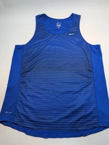 Camiseta sin mangas Nike Miler azul grande Dri Fit para hombre - Imagen 1 de 9