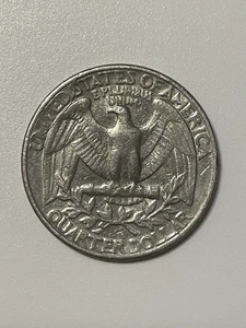 1983 Viertel mit Stempelbruchfehler P gefüllt und die 9 ist gerade - Bild 1 von 4