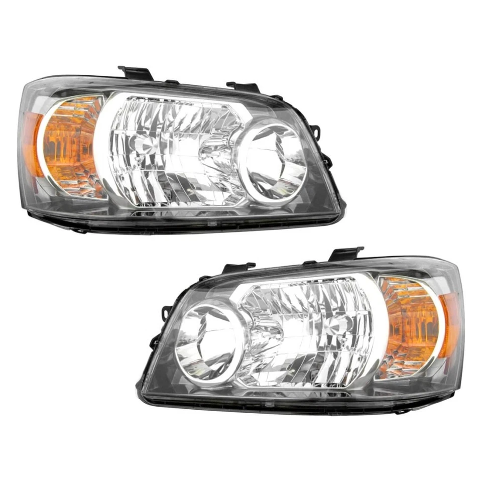 For Toyota Highlander 04-06 Driver & Passenger Side Replacement Headlight Set Foto 1 de 1