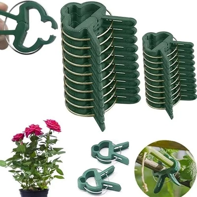 100 PIEZAS CLIPS GRANDES PARA PLANTAS Y JARDINES Soporte Tomate Vegetal Enrejado Cordel Corbatas Foto 1 de 4