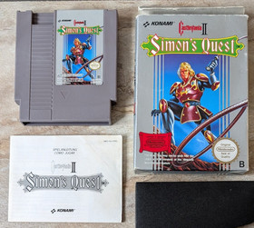 Castlevania II 2 Simon,s Quest -NES - Spiel - CIB - PAL B - Simons