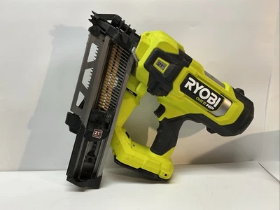 Clavadora de marcos RYOBI 18V HP inalámbrica sin escobillas AirStrike 21° PBL345 🔥USADA🔥 Foto 1 de 4
