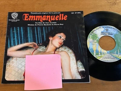 SYLVIA KRISTEL Emmanuelle OST 1977 MEXICO 7" EP Pierre Bachelet SEXY COVER - Image 1 of 4