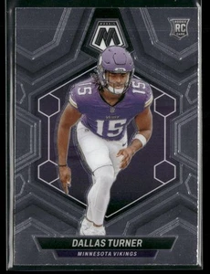 2024 Panini Mosaic #317 Dallas Turner Minnesota Vikings novato - Imagen 1 de 2