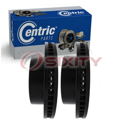2 pc Centric Front Disc Brake Rotors for 2007-2010 Chevrolet Silverado 3500 ca - Image 1 of 4