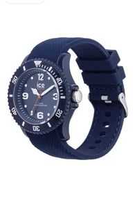 Ice Watch Navy Silicone Strap, 10ATM Water-Resistant - Picture 1 of 3
