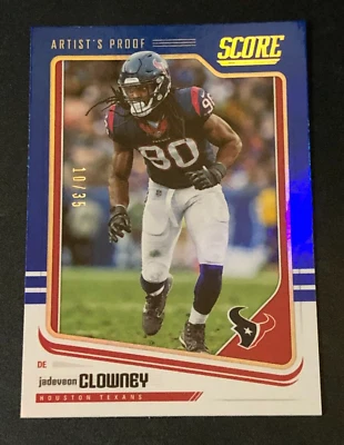 2018 Panini Score JADEVEON CLOWNEY #130 Artist's Proof/35 Texans PANTHERS 🏈 - Image 1 of 2