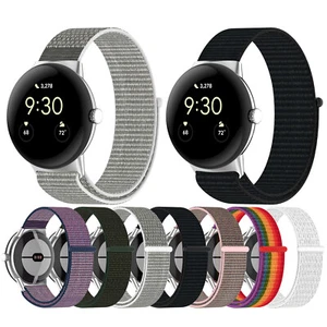 Watch Strap Braided Nylon Strap Watch Accessories Fit for Google Pixel Watch 1/2 - Picture 1 of 21