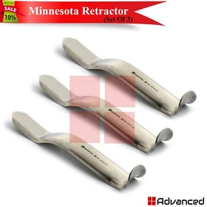 X3 Minnesota Cheek & Lip Retractor Depressor Dental Surgical Implant Instruments - Picture 1 of 3