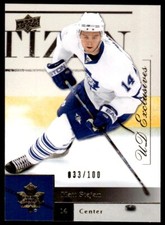 2009-10 Upper Deck UD Exclusives Matt Stajan 833/100 Toronto Maple Leafs #32