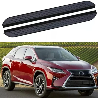 Se adapta a Lexus RX350 RX450h 2017-2021 2 piezas estriberas peldaños laterales barras Nerf Foto 1 de 4
