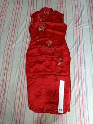 Antique Chinese Qing Dynasty Silk Robe, Vintage Embroidered Costume Collectible - Image 1 of 4