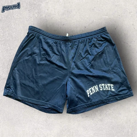 Vintage 80s 90s Penn State University Cotton Exchange Short Shorts Mesh XL Cover