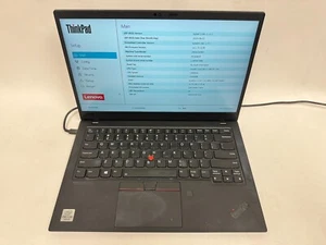 LENOVO - X1 CARBON - 8th GEN - CORE i7-10610U - 1.80GHz - 16384MB RAM - NO HDD - Picture 1 of 15