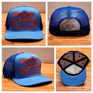 Gorra Imogene and Willie Bronco Trucker Malla Snapback Hecha en EE. UU. OSFM Azul - Imagen 1 de 18