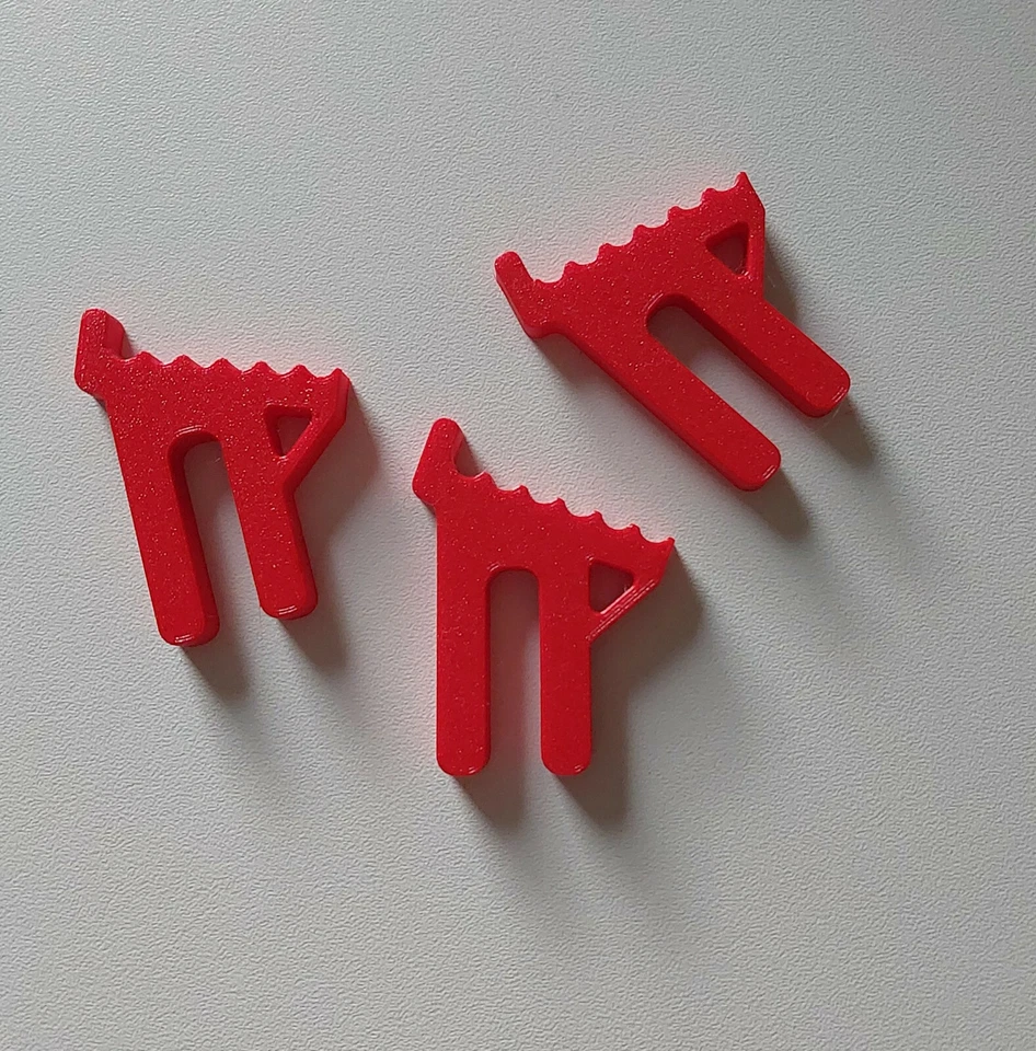 Dutch Oven Deckel Abstandshalter rot für Petromax Feuertopf 3 Stück im Set