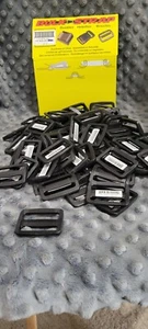 Box of 85 - 1.5" Webbing Slip-Lok Adjustable Slider Buckle Boucles - Picture 1 of 10