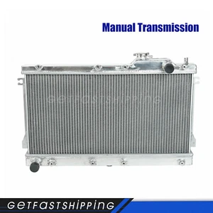 Radiador de refrigeración completo de aluminio Core Racing 2 filas apto para Mazda Miata MX5 1990-1997 MT - Imagen 1 de 8