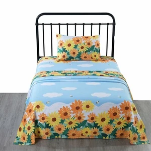 100% Cotton Bed Sheet For Kids Bed Sheet for Girls Teens Children, SH018 Twin - Picture 1 of 4