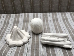 Lote 3: Cerámica Bisque Desierto Cactus Fogata Nativo Americano Listo para Pintar - Imagen 1 de 4