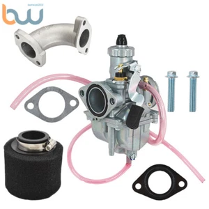 VM22 26mm Carburetor Intake Pipe Pit Dirt Bike For 110cc 125cc Lifan SSR KLX - Picture 1 of 11