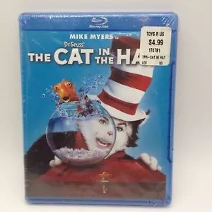 Dr Seuss The Cat in the Hat Blu-ray Mike Myers NEW - Foto 1 di 3