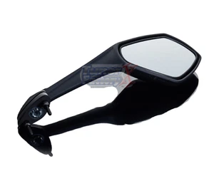 Black RIGHT Side only Mirror Daytona 675 675R 2013-19 14-16 17 2018 FIT Triumph - Picture 1 of 2