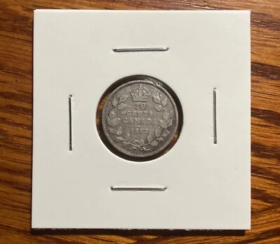Canada 1913 George V 10 Cents Silver Coin (VG) - Image 1 of 2