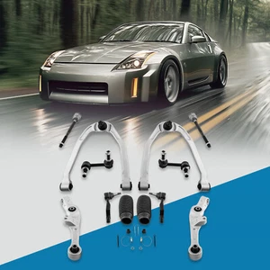 12Pcs Suspension Control Arms Ball Joint Kit for Infiniti G35 Nissan 350Z RWD - Picture 1 of 16